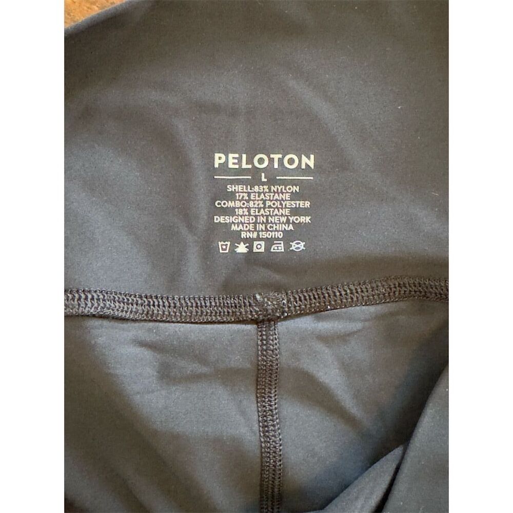 Peloton Women's L Black Color Block High-Waist Leggings - Picture 6 of 6